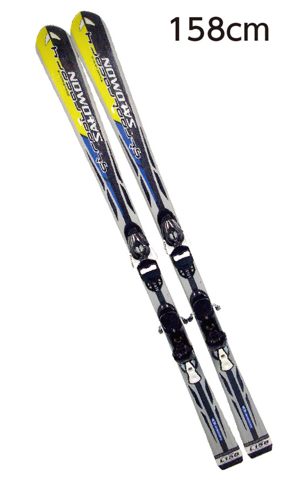 サロモン SALOMON 24HOURS RACE 158cm ビンディング Z10  ゲレンデ 基礎 スキー アルペン アウトドア 重量実測：3100g（ビンディング含む1本)3100gが通販できます